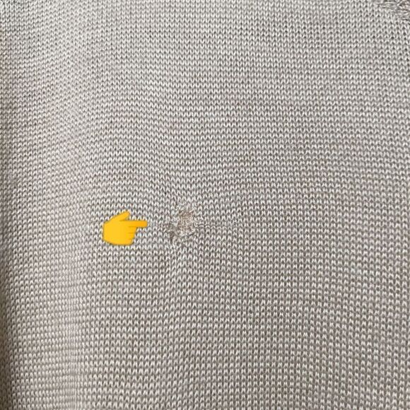 AQUA Wool Blend Fringe Oversized Sweater S - Picture 3 of 6